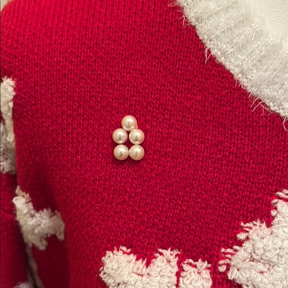 Red Snowflake Sweater - Picture 2 of 8
